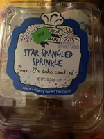 Star Spangled Sprinkle Vanilla Cake Cookies