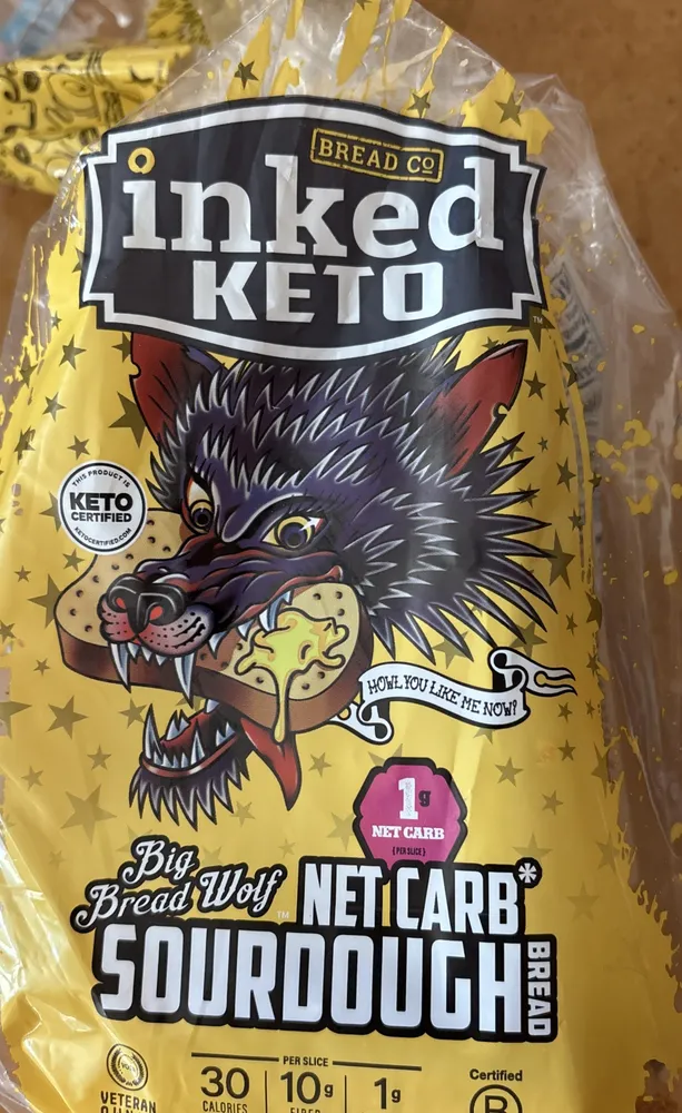 Big Bread Wolf NET CARB SOURDOUGH BREAD