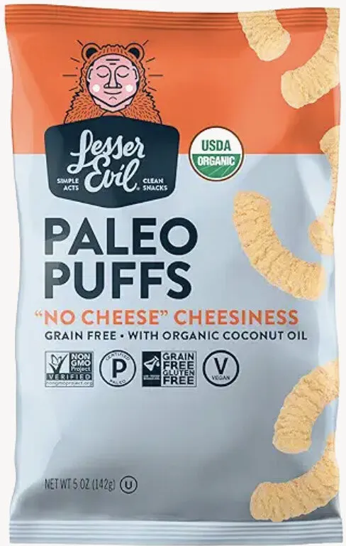 Paleo Puffs No Cheese Cheesiness