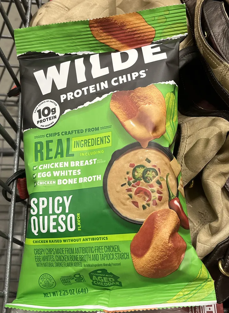 WILDE PROTEIN CHIPS SPICY QUESO FLAVOR