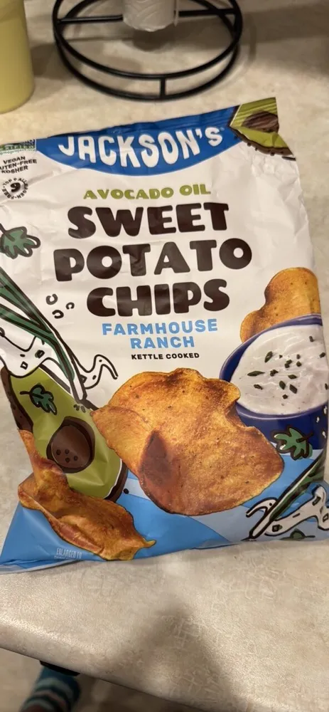 Sweet Potato Chips Farmhouse Ranch