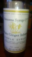 White Ginger Infused Simple Syrup