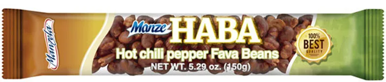 Hot chili pepper Habas Fava Beans