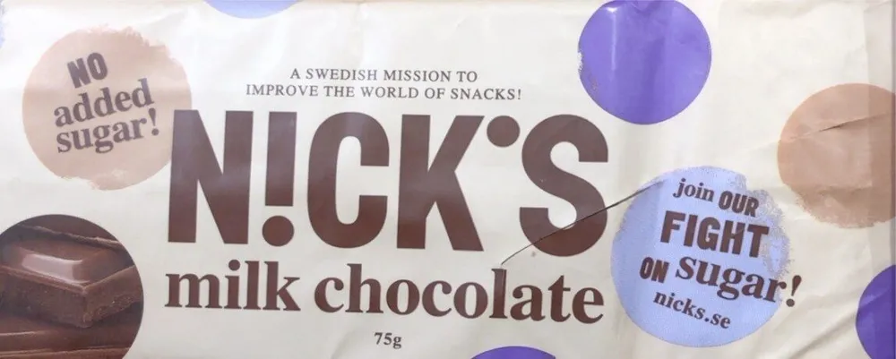 Milk Chocolat (No Added Sugar)