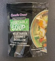 Vehetable soup cubes