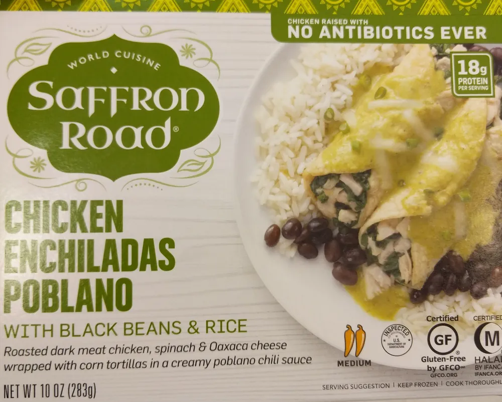 Chicken Enchiladas Poblano
