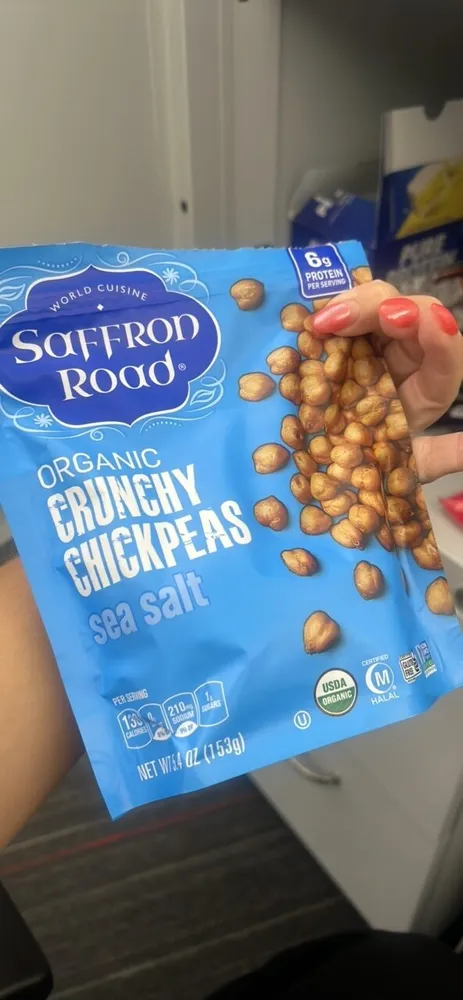 Organic Crunchy Chickpeas Sea Salt