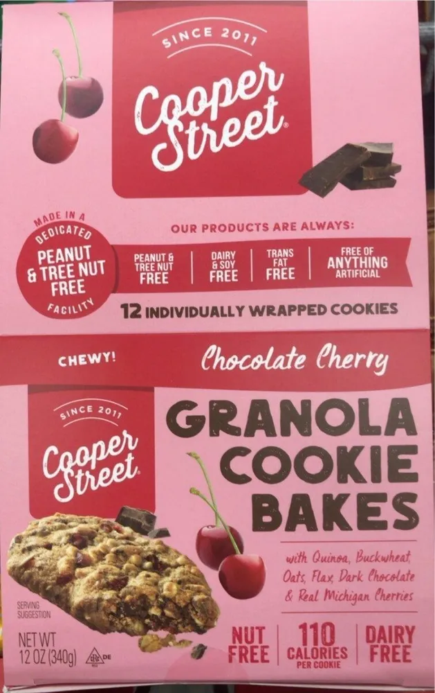 Granola cookie bakes