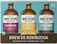 Kombucha Superberry, Ginger lemon, Clear mind
