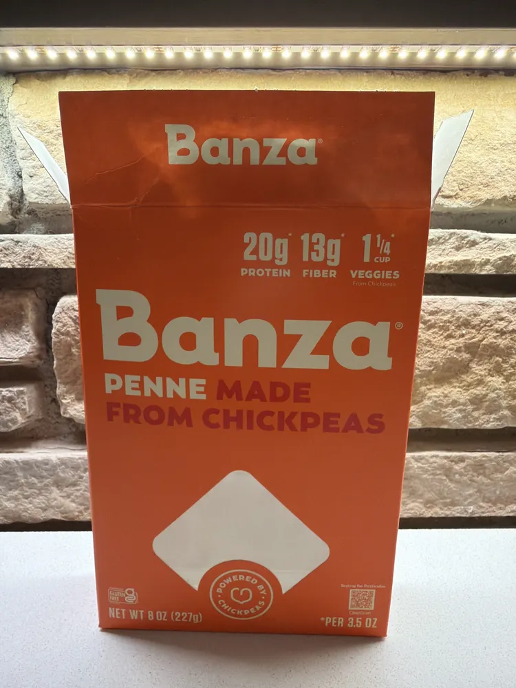Banza Penne Made From Chickpeas