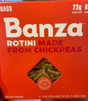 Rotini Made From Chickpeas