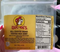 Bucees teriyaki beef jerky