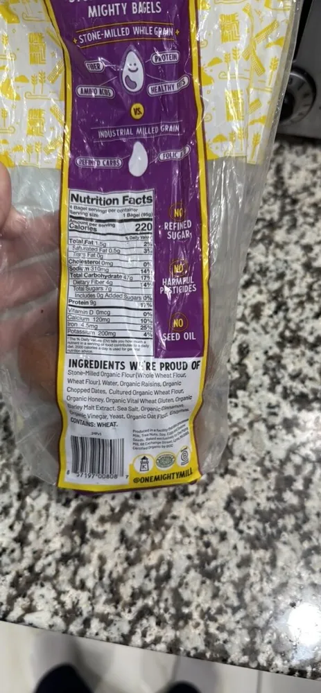 Cinnamon Raisin Organic Bagels