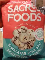 Himalayan pink salt Popped lotus seeds