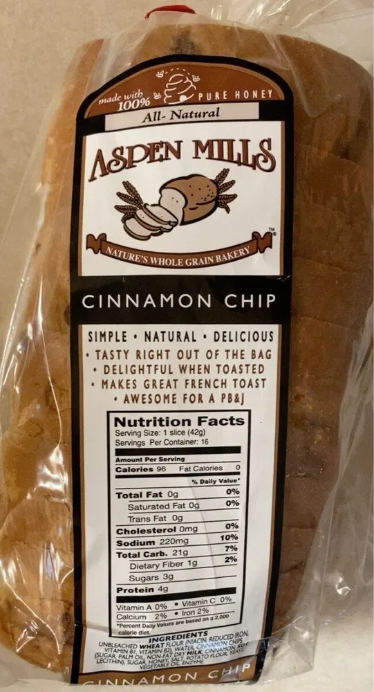 Cinnamon chip bread