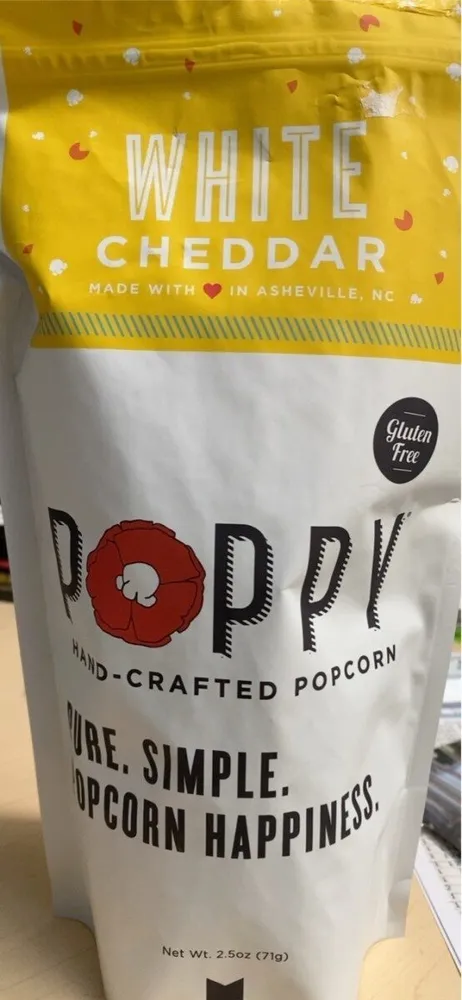 White cheddar popcorn