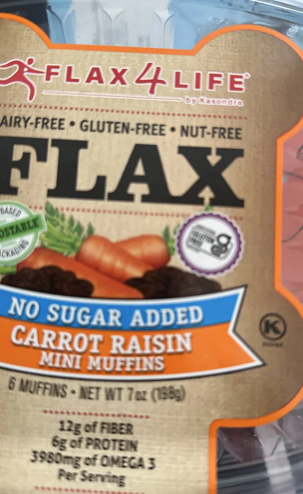 Carrot Raisin Mini Muffins