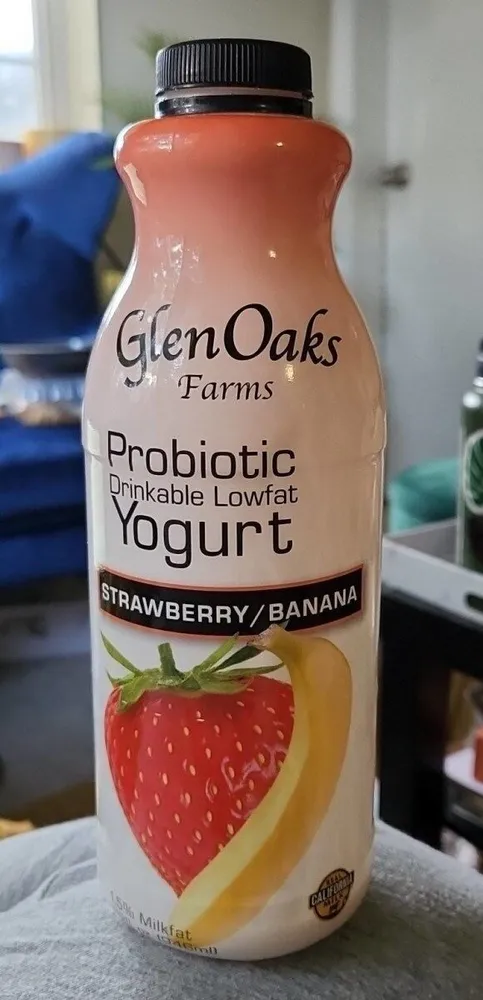 Probiotic drinkable low fat yogurt