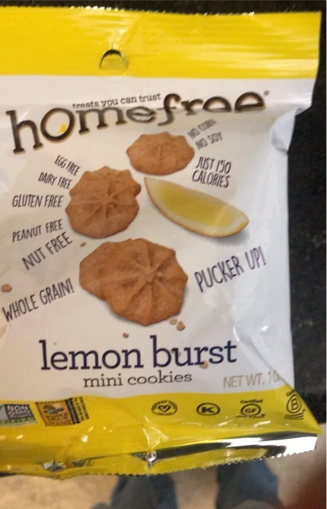 Gluten Free Lemon Burst Mini Cookies