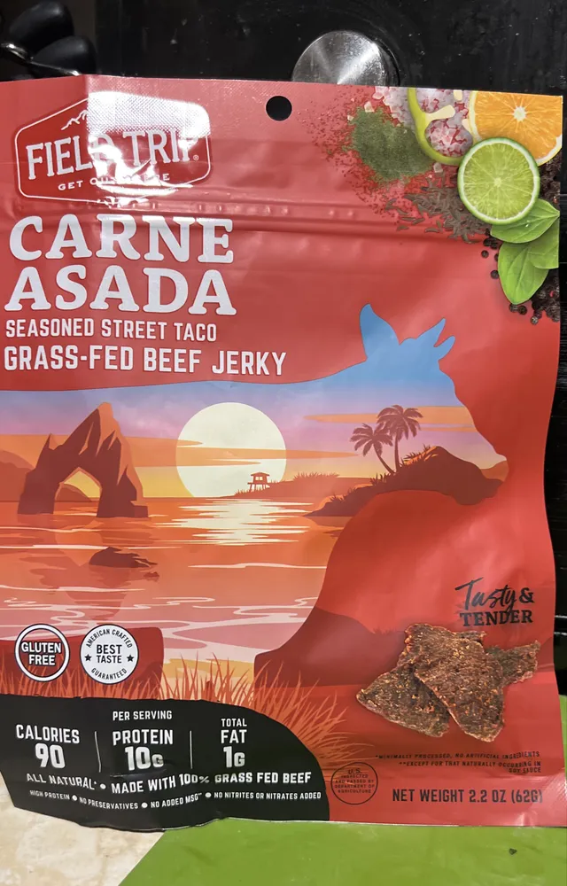 CARNE ASADA Seasoned Street Taco Grass-Fed Beef Jerky