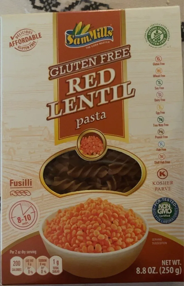 Red Lentil Pasta