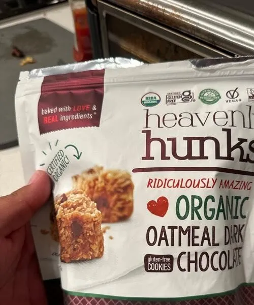Organic oatmeal dark chocolate