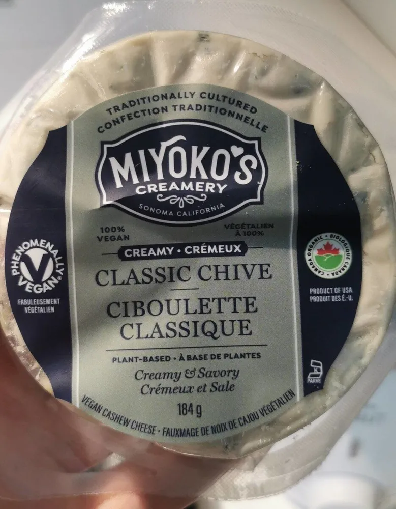 Classic Chive Vegan cashew cheese