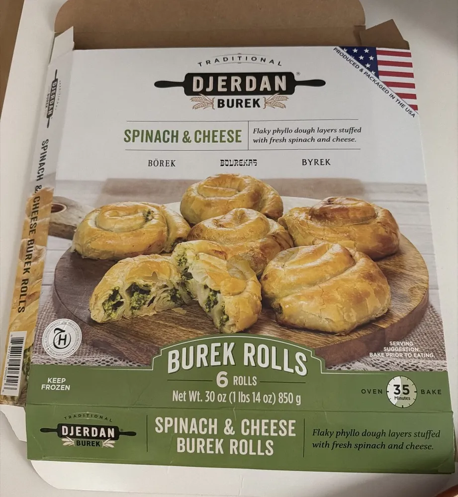 Spinach And Cheese Burek Rolls