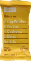 Maple sea salt protein bar