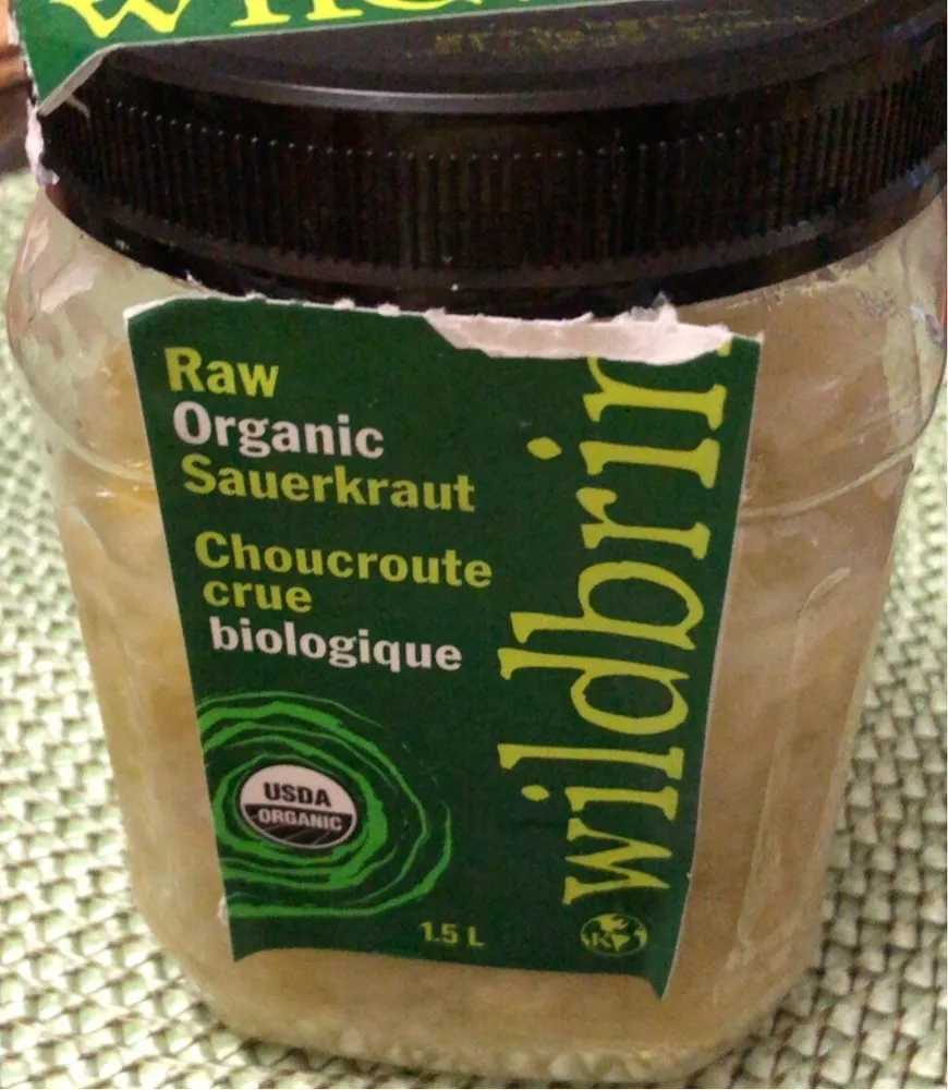 Raw organic Sauerkraut