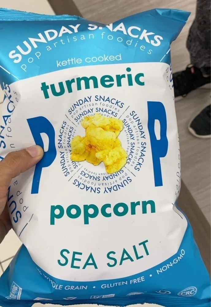 Turmeric Sea Salt Popcorn