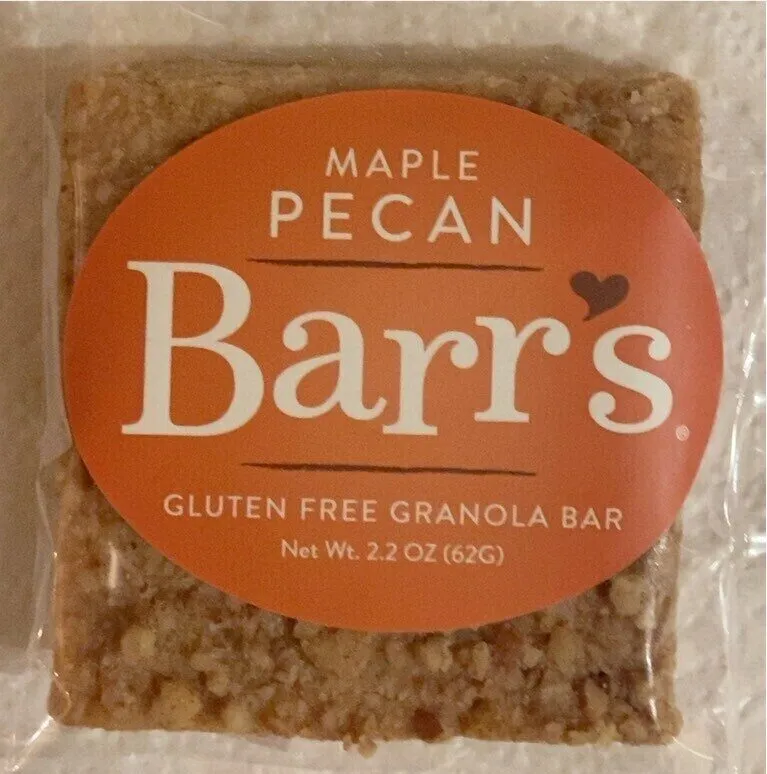 Maple Pecan Gluten Free Granola Bar