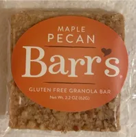 Maple Pecan Gluten Free Granola Bar