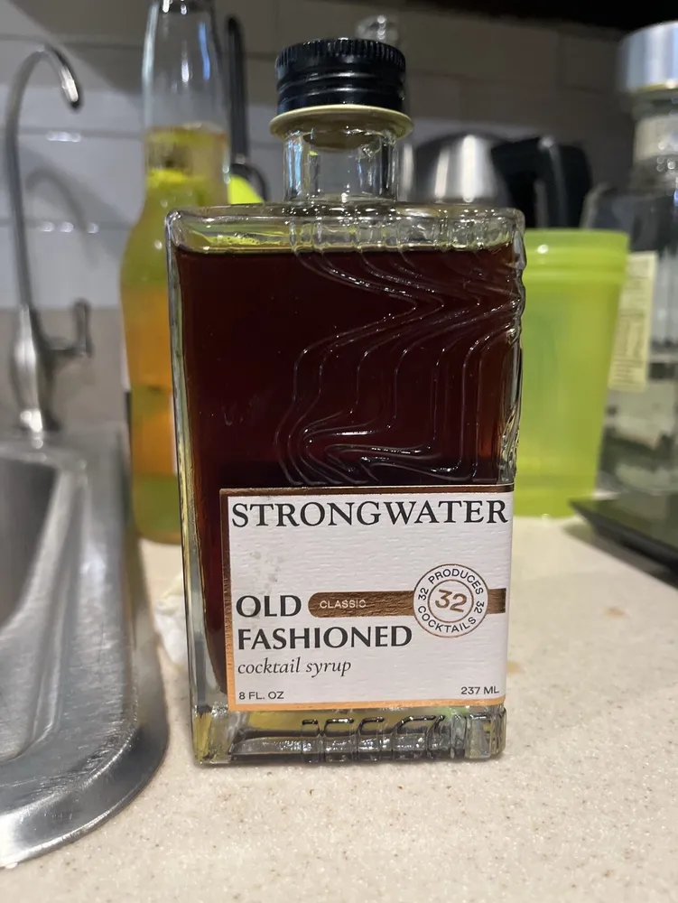 Old fashioned cocktail syrup