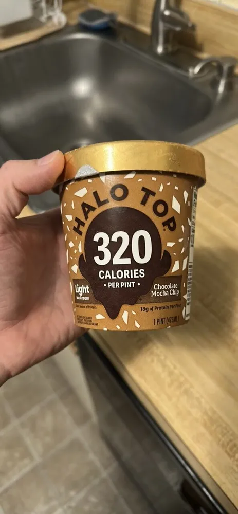 Light Ice Cream Chocolate Mocha Chip