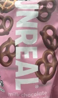 Unreal milk chocolate covered pretzels