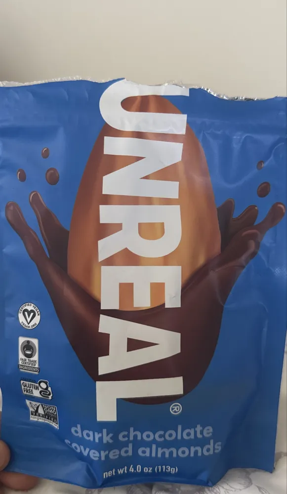 dark chocolate covered almonds