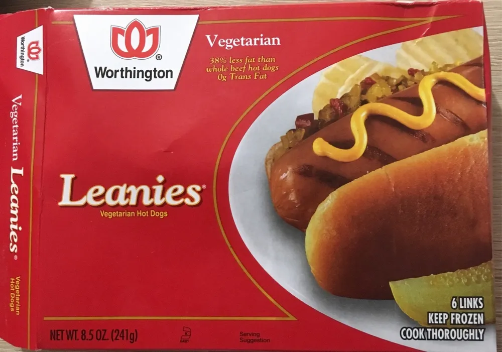 Leanies Vegetarian Hot Dogs