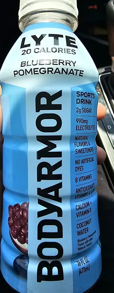 Lyte blueberry pomegranate sports drink