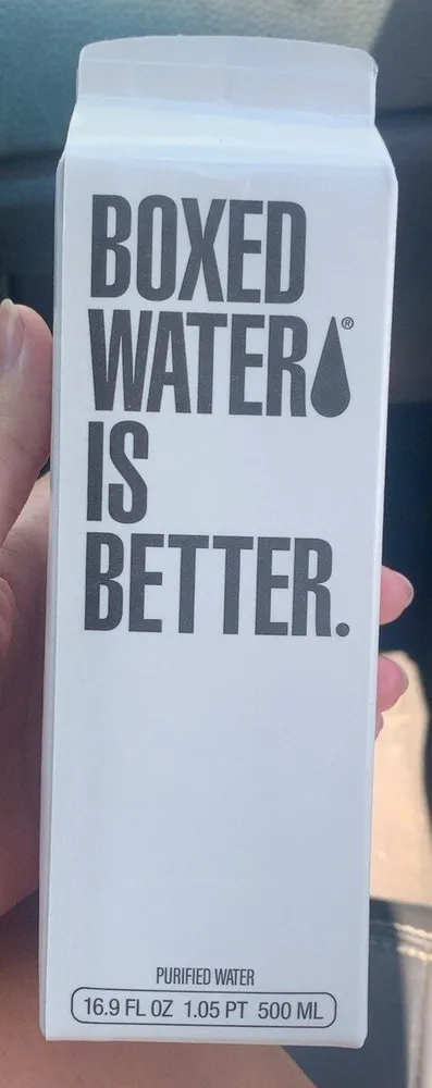 Boxed water is better