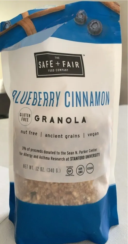 Blueberry cinnamon granola