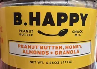 PEANUT BUTTER, HONEY, ALMONDS + GRANOLA