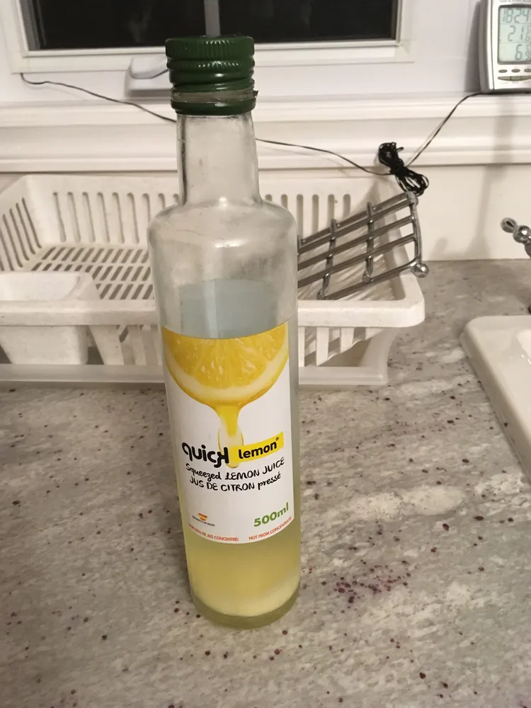 Jus de citron pressé