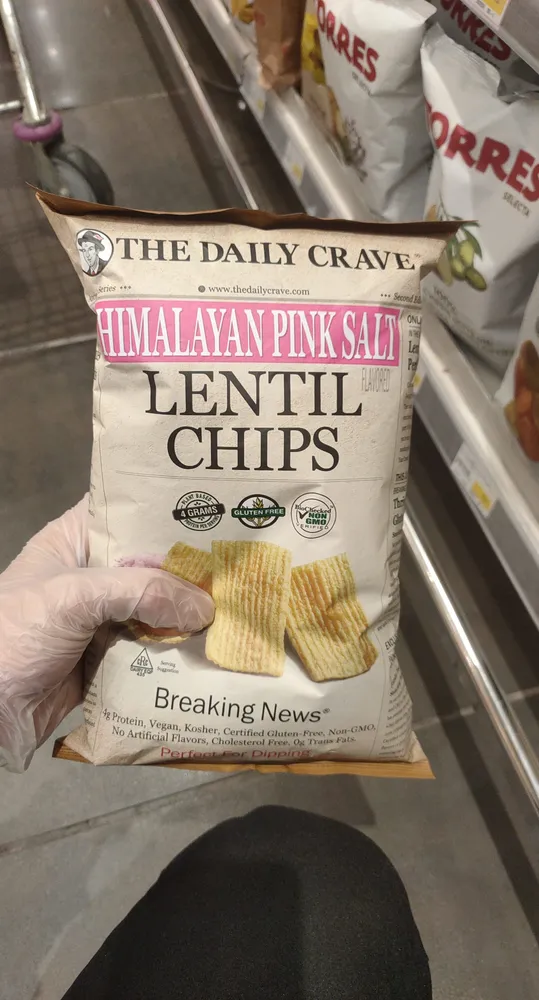 Himalayan Pink Salt Lentil Chips
