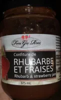 Confiture Rhubarbe et Fraises