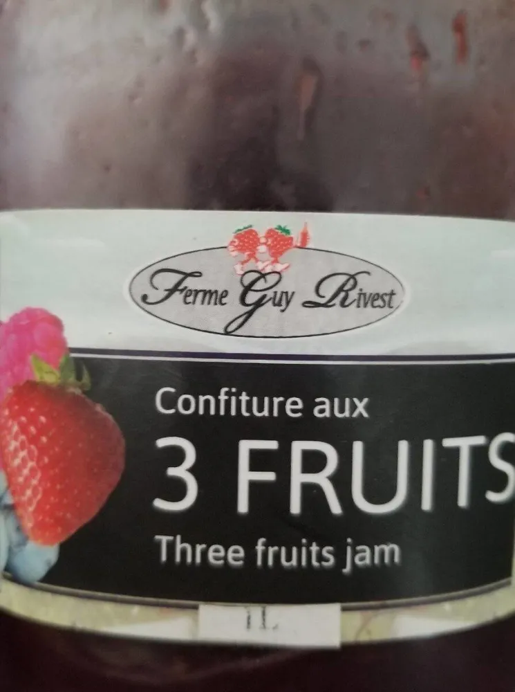 Confiture aux 3 fruits