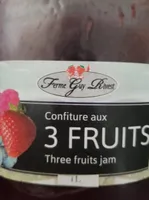 Confiture aux 3 fruits