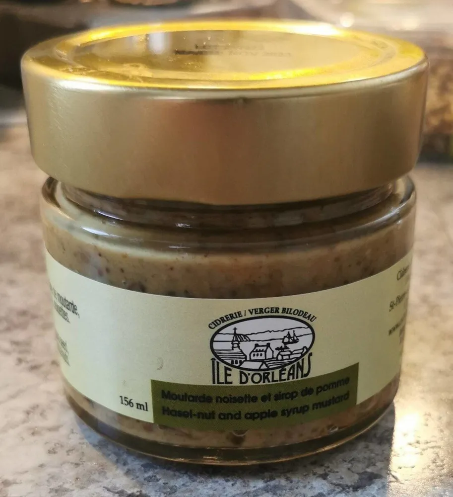 Moutarde noisette et sirop de pommes