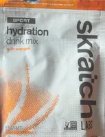 Skratch hydration mix with oranges