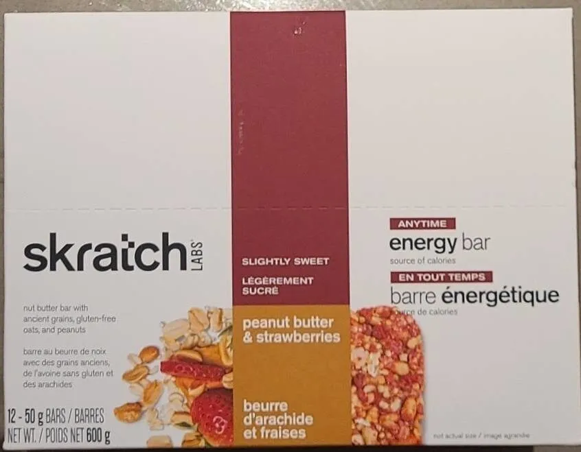 Energy Bar Sport Fuel, Peanut Butter & Strawberries